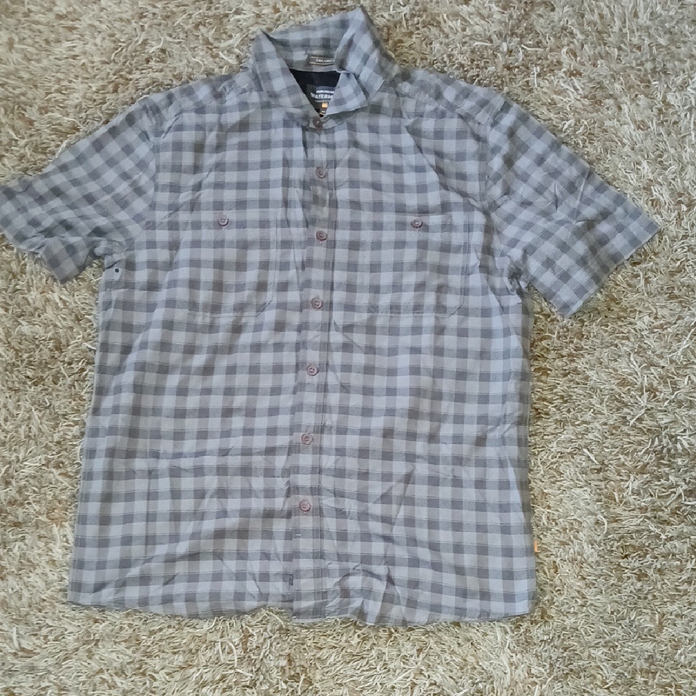 Quiksilver Gray Casual Button Down Shirt